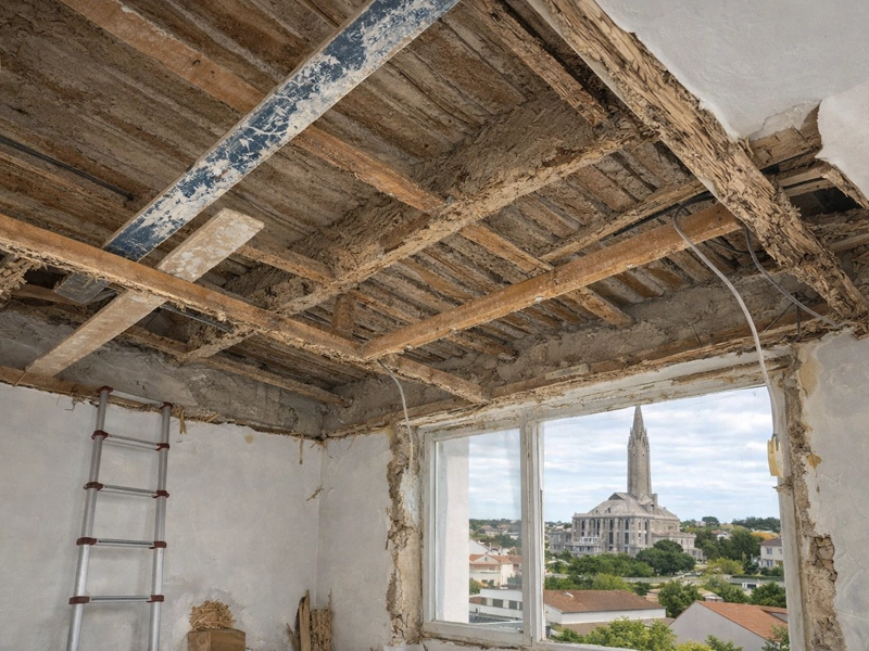 degats termites maison royan bois