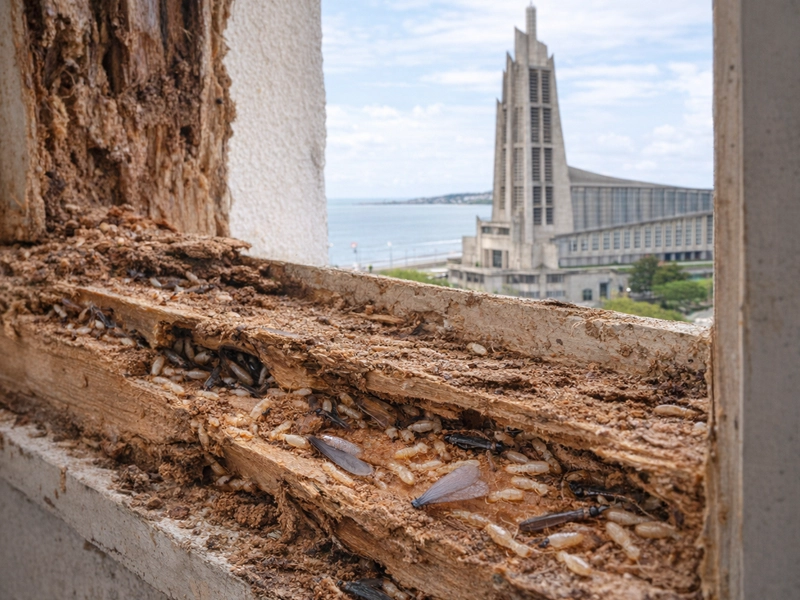 termites bois charpente royan infestation