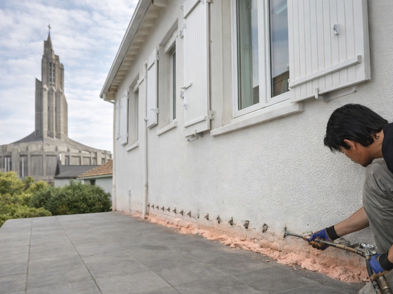 traitement termites injection bois royan